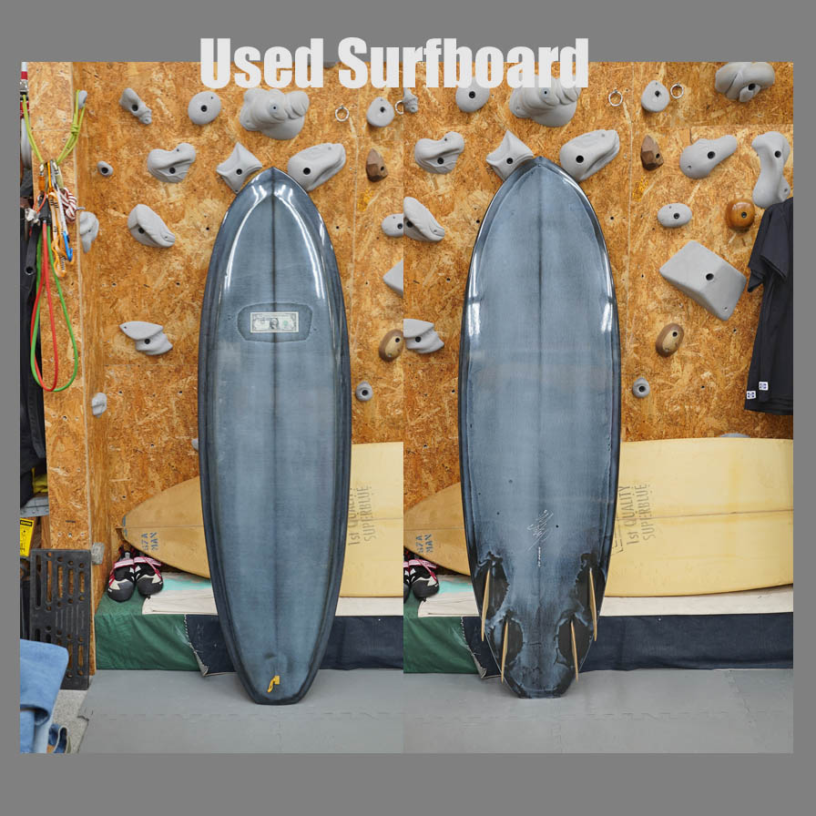 USED * McCallum 5'9" Squash-tail Quad * マッカラム　クワッド