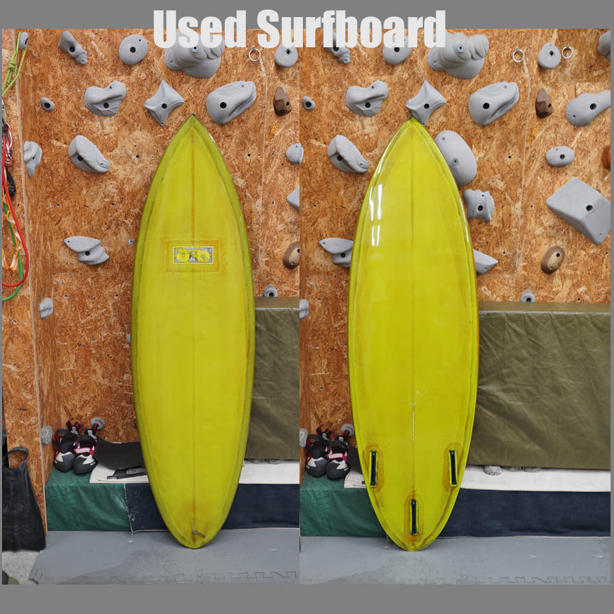 USED * McCallum 5'7" WU * マッカラム　ショートボード　トライフィン
