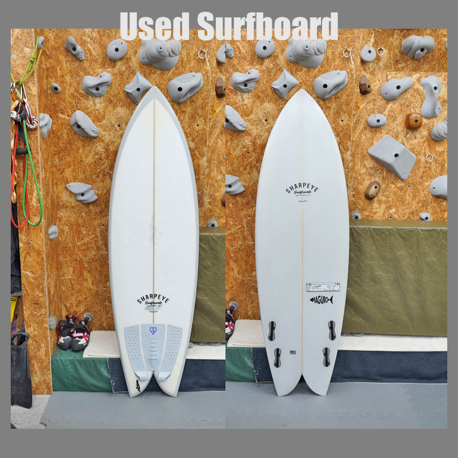 USED * Sharp Eye 5'8" Maguro Quad * シャープ・アイ　マグロ　クワッド　フィッシュ