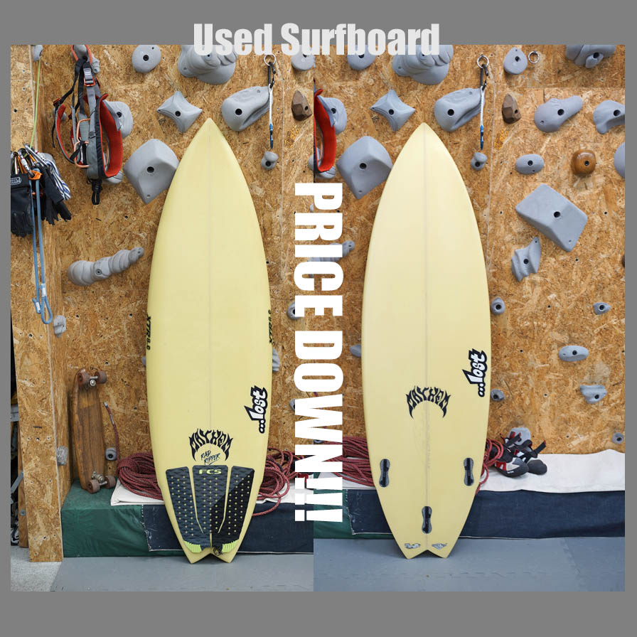 PRICE DOWN***  Used * Lost 5'7" Rad Ropper * ロスト　ラッド・リッパー　XTR トライフィン