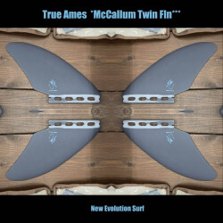 True Ames * Jeff McCallum New Twin Keel Fin * 5.00""  マッカラム ツインキール　フィン