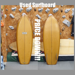 PRICE DOWN***.USED * McCallum 5'3" Square-tail Fish * マッカラム　スクエアーテール　フィッシュ　ツインフィン