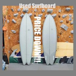 PRICE DOWN***  USED * Toy Boat 6'0" Fish * トレバー・ゴードン　ツインキール　フィッシュ