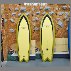 USED * Boardworks Hynson 5'11" Black Knight Fish * ボードワークス　ヒンソン　クワッド　フィッシュ