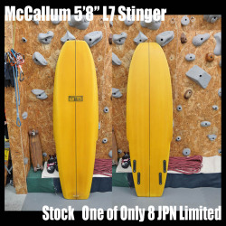 McCallum 5'8" L*7 Stinger Limited Edition * マッカラム　スティンガー　クワッド　日本限定８本
