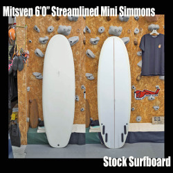 Mitsven 6'0" Streamlined Mini Simmons * ミツベン　ミニシモンズ　クワッド＆ツインザー　匠の逸品
