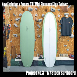 New Evolution x Zamora * Limited Project #3 * 6'8" Winged Arc-tail Mini Simmons Edge-board Twinzer *