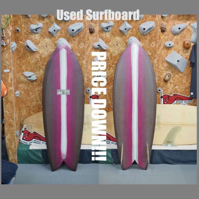 マッカラム6'8フィッシュツイン PRICE DOWN***.NEVER RIDDEN * McCallum 5'3