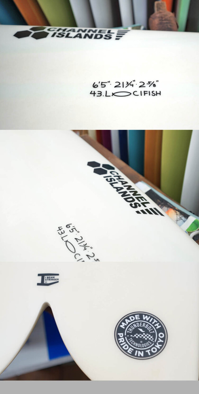 PRICE DOWN*** USED * Thunderbolt Channel Island 6'5
