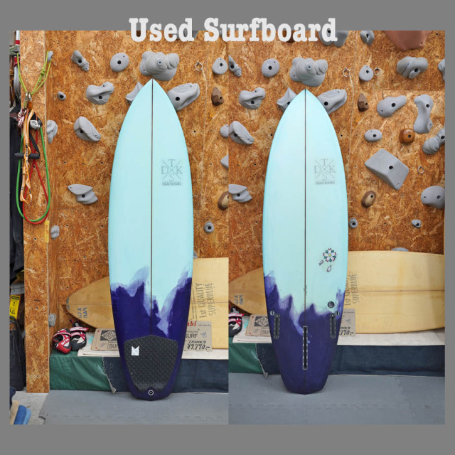 BEARサーフボード 6.6 エッグ　シングルスタビ USED * Deadlocks 6'0