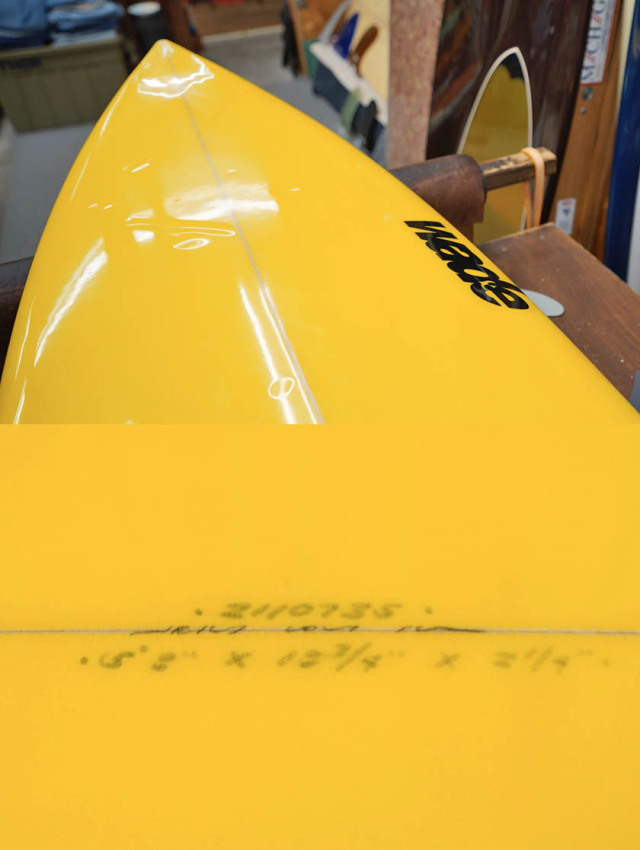 Kerry Tokoro ショートボード 5'8 イエロー　*直接引き渡し Kerry Tokoro ショートボード 5'8 イエロー *直接引き渡し Kerry