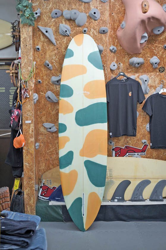 WOODIN ウッディン。サ　ミッドレングス。サイズ　７'4\" 2+1。 WOODIN ウッディン。サ ミッドレングス。サイズ 7'4