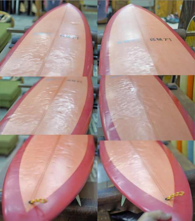 サーフボード BMT 7&#39;7&quot; ボンザー Used * Broen Microwave Television 7'0