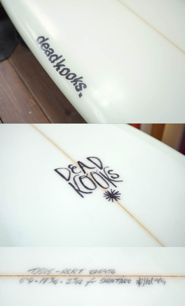 DEAD KOOKS  RCRT 5'9  5フィン DEAD KOOKS RCRT 5'9 5フィン DEAD KOOKS RCRT 5'9 5フィン