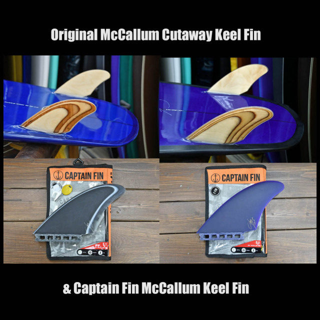 True Ames * Jeff McCallum New Twin Keel Fin * 5.00