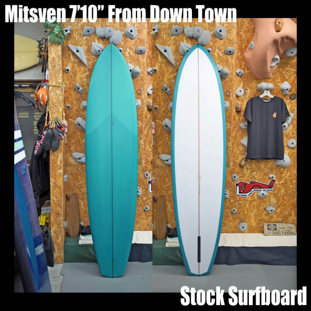 ミツベン・サーフボード Mitsven Surfboards MITSVEN SURFBOARDS ROUND TAIL QUAD 5'10” ミツベン