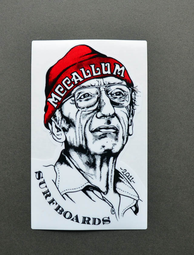 Sticker * McCallum * Limited Edition * Red Beanie * マッカラム　* 限定　* ステッカー * メール便対応　