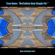 True Ames * Jeff McCallum New Single Fin * 8.75"  マッカラム シングルフィン