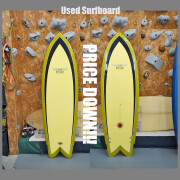 PRICE DOWN*** USED * Boardworks Hynson 5'11" Black Knight Fish * ボードワークス　ヒンソン　クワッド　フィッシュ