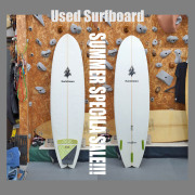 SUMMER SPECIAL SALE***  USED * Rock Dance 6'8" Mid  Swallow Tri * ロックダンス　トライフィン