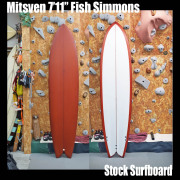 Mitsven 7'11" Fish Simmons * ミツベン　フィッシュ・シモンズ　ミッドレングス　匠の逸品