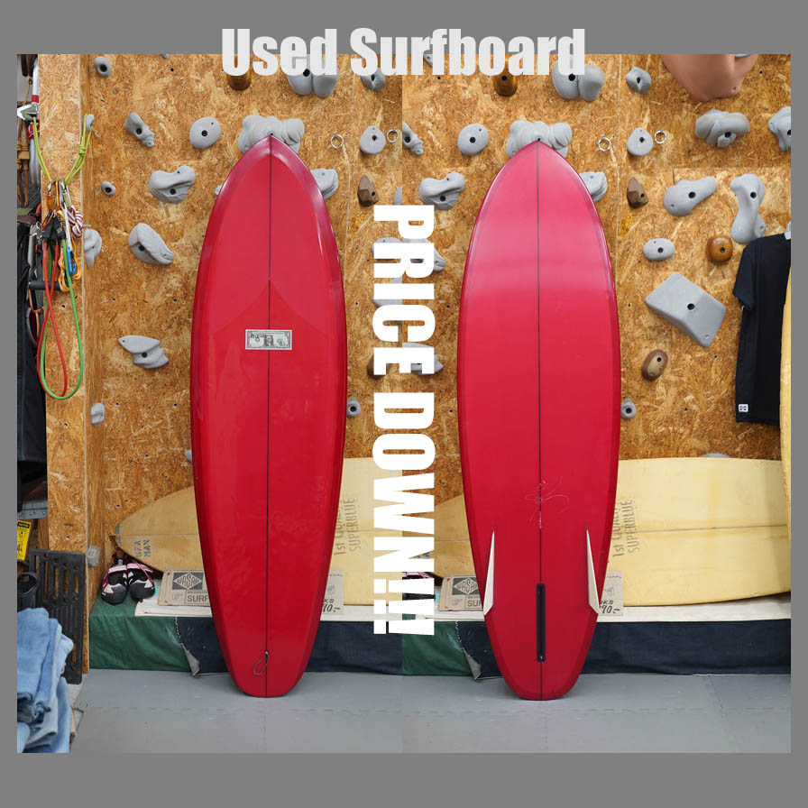 PRICE DOWN***  USED * McCallum 6'3" Bonzer * マッカラム　３フィン　ボンザー