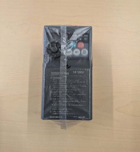 未開封・中古】三菱電機 インバータ FR-D710W-0.1K（単相100V入力