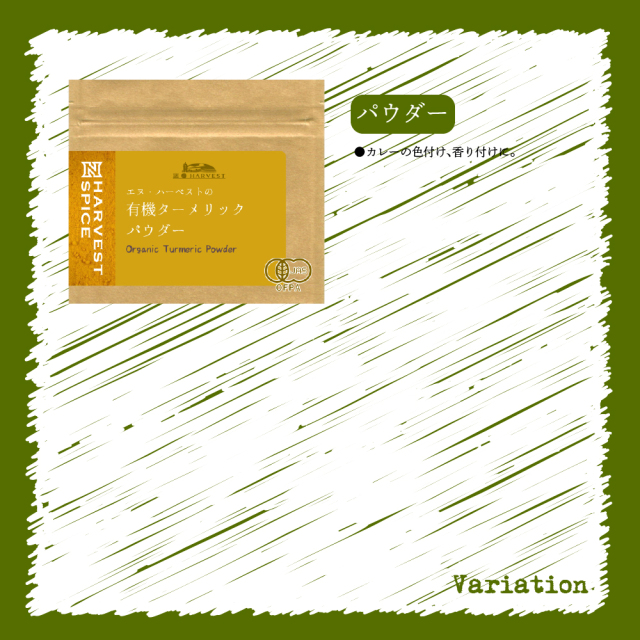 有機ターメリックパウダー20g