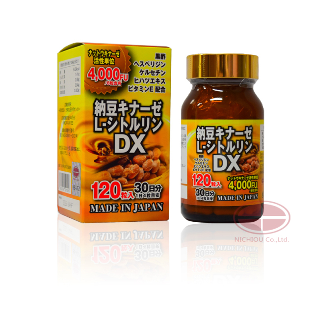 納豆DXキナーゼL-シトルリン（サプリメント） 120粒【日本