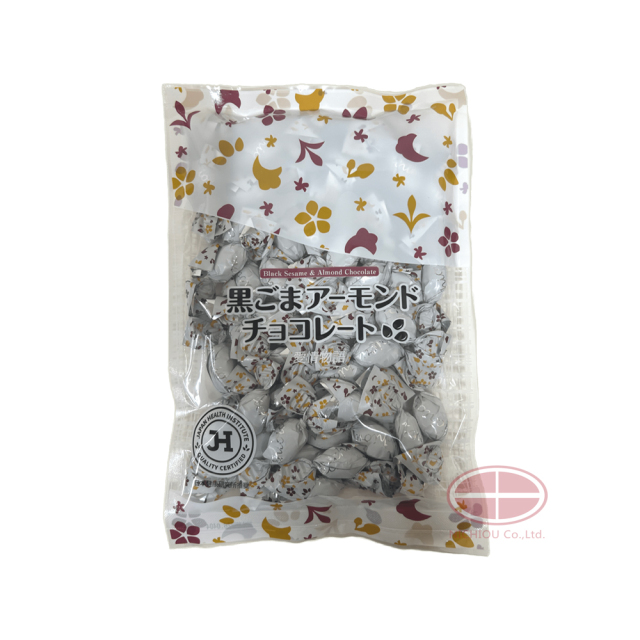 （180g×5袋入り）愛情物語　黒ごまアーモンドチョコレート★セット販売【日本全国　送料無料】