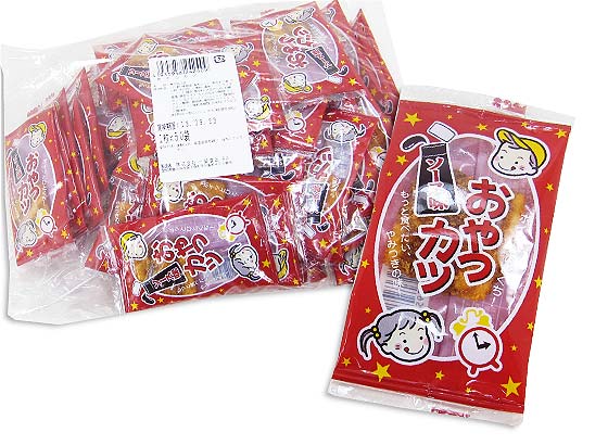 【駄菓子のまとめ買い・珍味・イカ系の駄菓子】 一栄 おやつカツ　50袋入