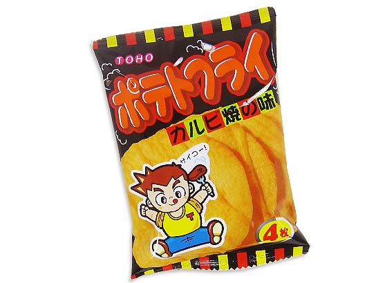 東豊 ポテトフライ カルビ焼の味 （20個入） 駄菓子 まとめ買い 箱買い スナック系のお菓子