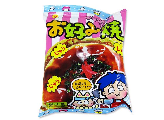 【駄菓子のまとめ買い・スナック系駄菓子】  テキサスコーン お好み焼き（30個入）【松山】