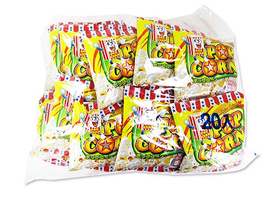 【駄菓子のまとめ買い・スナック系駄菓子】やおきん　ポップコーン　（20個入）　業務用