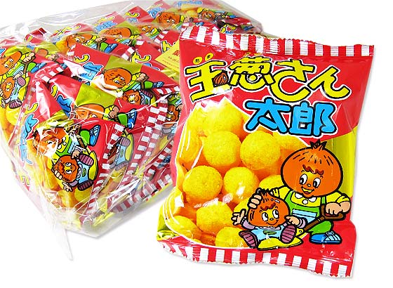 【駄菓子のまとめ買い・スナック系の駄菓子】 菓道 玉葱さん太郎  (30個入)