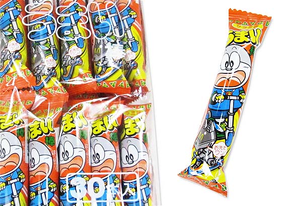 【駄菓子のまとめ買い・スナック系駄菓子】 うまい棒 サラミ味 （30個入） 【やおきん】