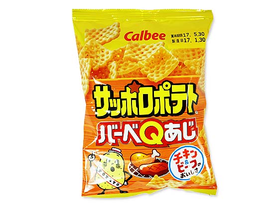 お菓子まとめ買い・スナック系のお菓子 カルビー サッポロポテト BBQ 24g (24個入）