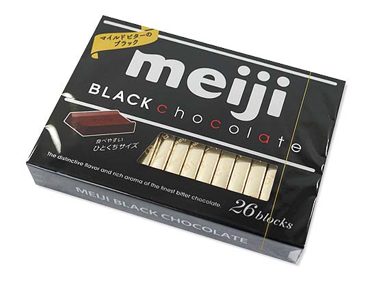 明治 26枚 ブラックチョコレートBOX （6個入）
