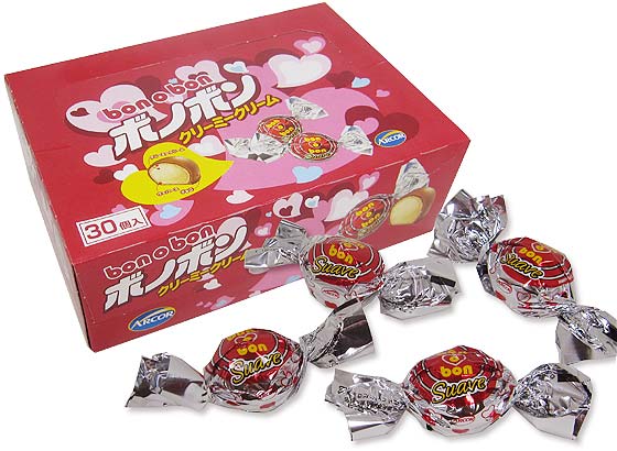 【駄菓子のまとめ買い・チョコ系の駄菓子】 やおきん ボノボンクリーミークリーム （30個入）