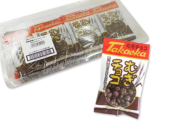 【駄菓子のまとめ買い・チョコ系の駄菓子】タカオカ むぎチョコ 13g (20個入)