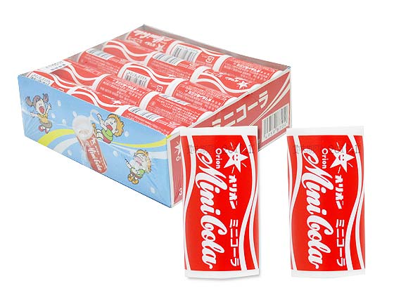 オリオン ミニラムネコーラ （30個入） 駄菓子 まとめ買い 箱買い 箱売り ラムネのお菓子 2507