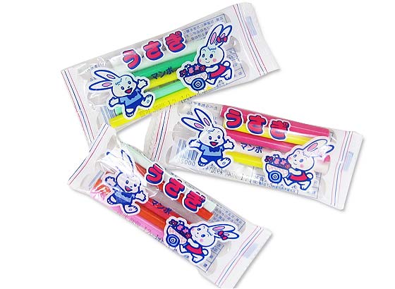 【駄菓子のまとめ買い・ラムネ系の駄菓子】　丸義 うさぎマンボ（40個入）