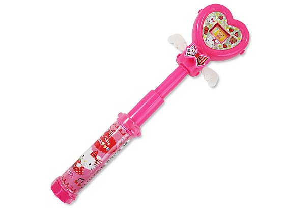 お菓子のまとめ買い・ガム系の駄菓子 玩具菓子 ウィード ハローキティ うらないステッキ(96個入)