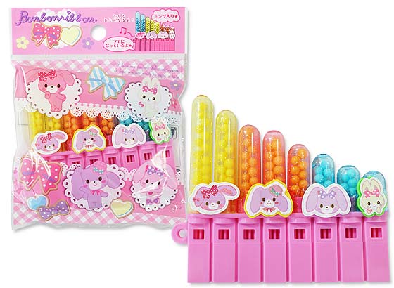 お菓子のまとめ買い・ガム系の駄菓子 玩具菓子 ウィード サンリオ たのしいよこぶえ(12個入)