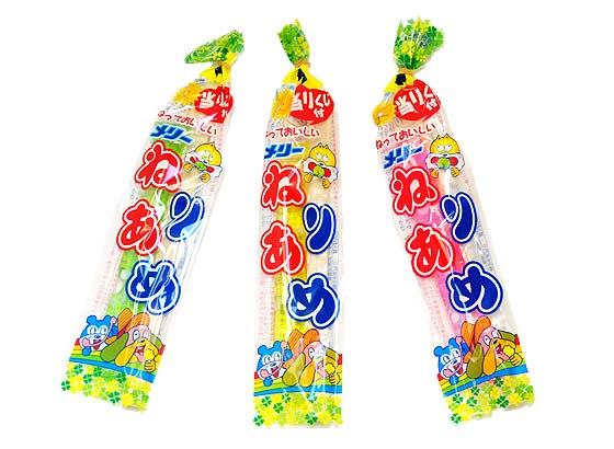 【駄菓子のまとめ買い・飴・チューイングの駄菓子】 メリー ねりあめ （50付）