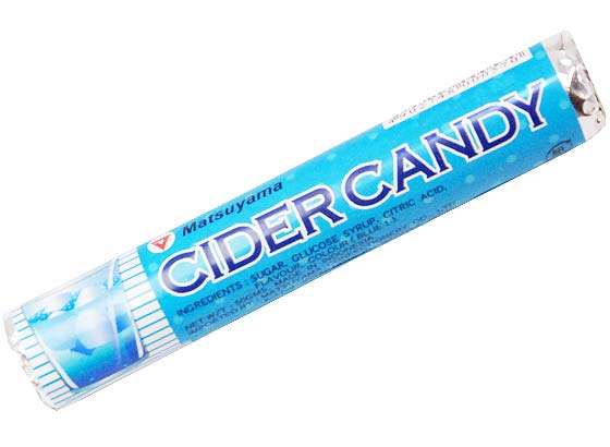 【駄菓子のまとめ買い・飴・チューイング系の駄菓子】 松山製菓 サイダーキャンディ （24個入）