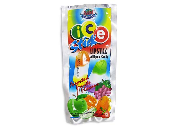 【駄菓子のまとめ買い・飴・チューイングの駄菓子】 やおきん アイススティック ローリーポップ（60個入）