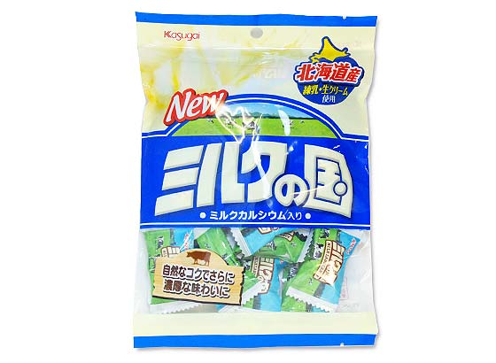 【お菓子のまとめ買い・キャンディ系のお菓子】 春日井 ミルクの国 袋キャンディ （12個入）