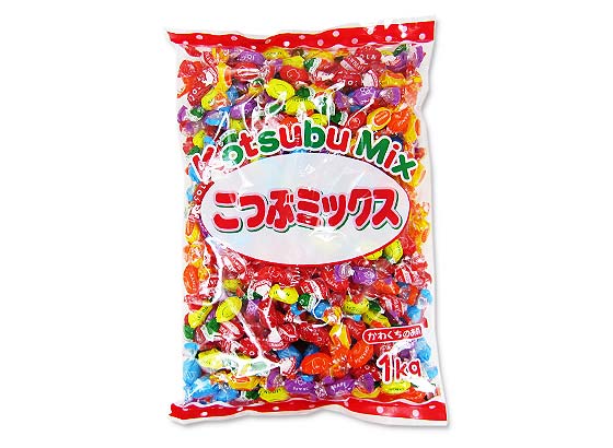 【駄菓子のまとめ買い・あめ系の駄菓子】 かわぐちのあめ　こつぶミックス　1kg