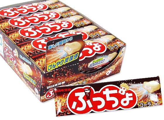 【お菓子まとめ買い・チューイングキャンディ系のお菓子】 UHA ぷっちょ コーラ （10個入）